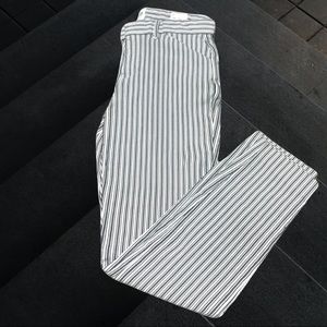Gap Striped Signature Skinny Ankle Pants Size 4